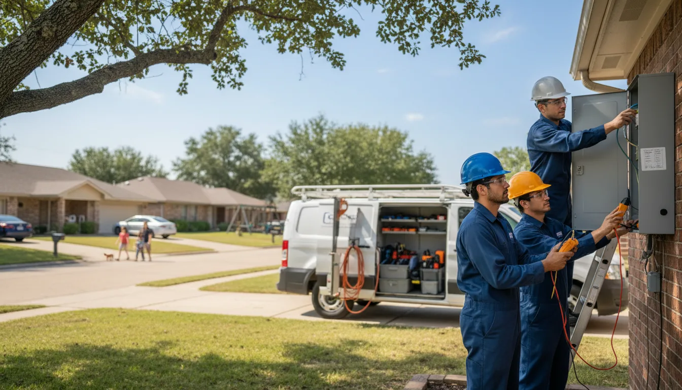 Certified electrician providing emergency electrical services in Oberon, ND